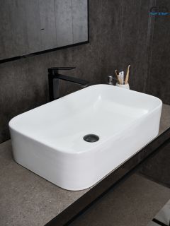 Раковина Gid N9599 51231 накладная белая 61x38x15